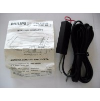 Antenna Lunotto Amplificata Philips SBM 340 Per Vetture D'epoca