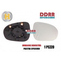 SPECCHIO VETRO PIASTRA DX SMART FORTWO ROADSTER - CURVO 70005